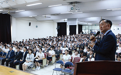 교육 현장의 모습